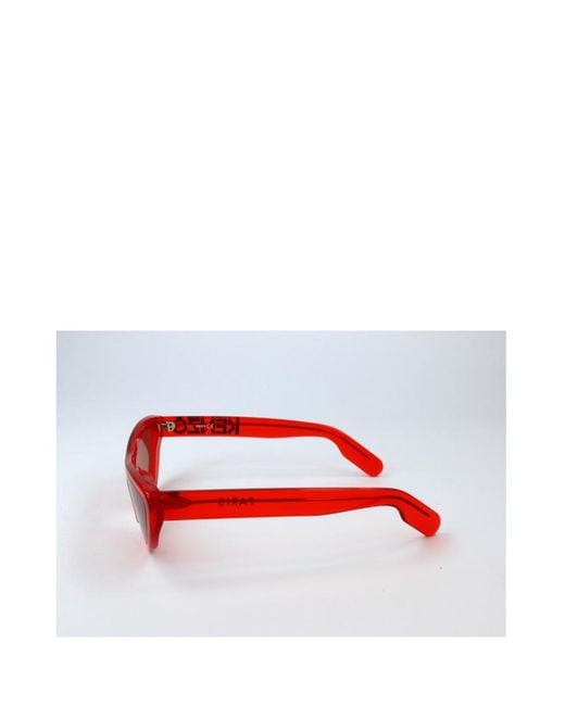 KENZO Red Logo Sunglasses