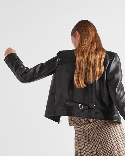 Prada Black Leather Jacket