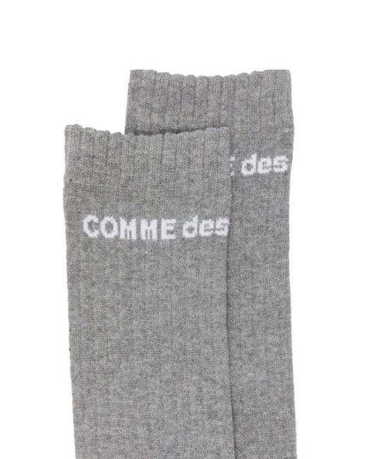 Comme des Garçons Gray Calf Socks for men