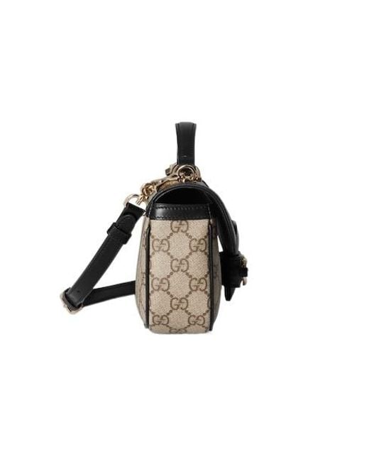 Gucci Metallic Horsebit 1955 Soft Small Top Handle Bag