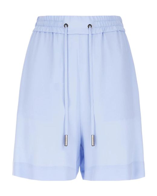 Iceberg Blue Drawstring Bermuda Shorts
