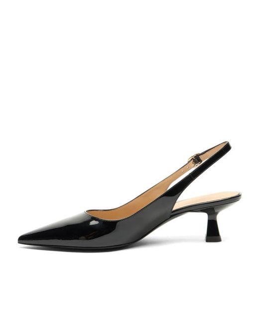 Stuart Weitzman Black Stuart Sculpt Slingback 50
