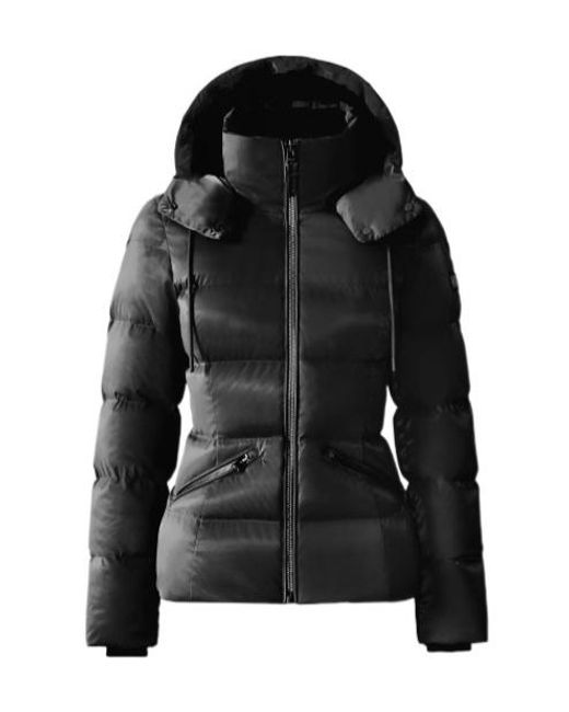 Mackage Black Long-Sleeved Cotton-Padded Jacket
