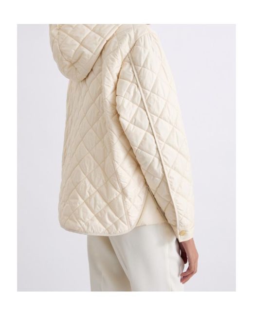 Marella Natural Quilted Down Jacket