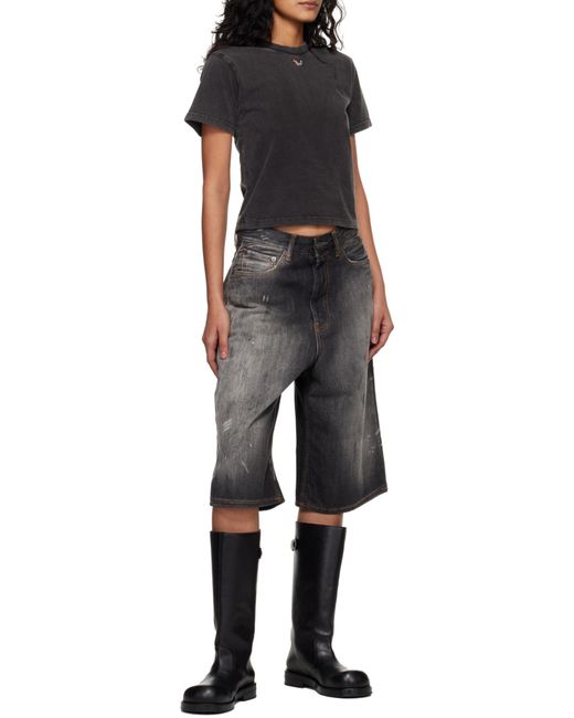 OTTOLINGER Black Pierced Fitted T-Shirt