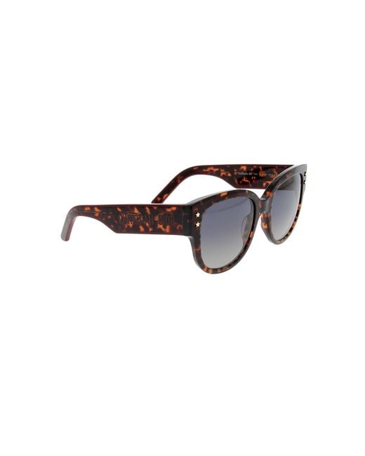 Dior White Eyewear Pacific B2I Round Frame Sunglasses