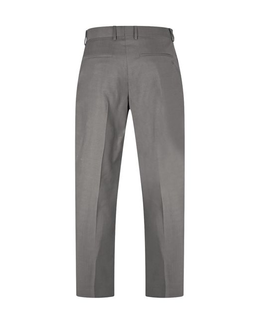 Fendi Gray Versatile Straight-Leg Casual Pants for men
