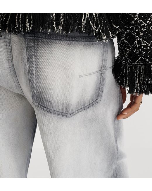 Dior Gray Flared Jeans
