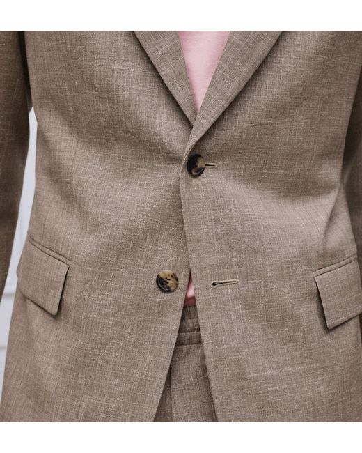 Dior Brown Single-Breasted Jacket for men