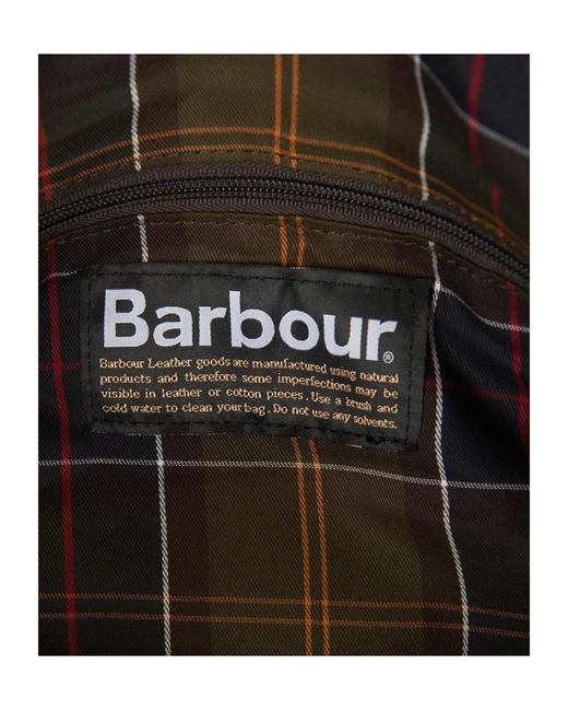 Barbour Black Wax Holdall for men