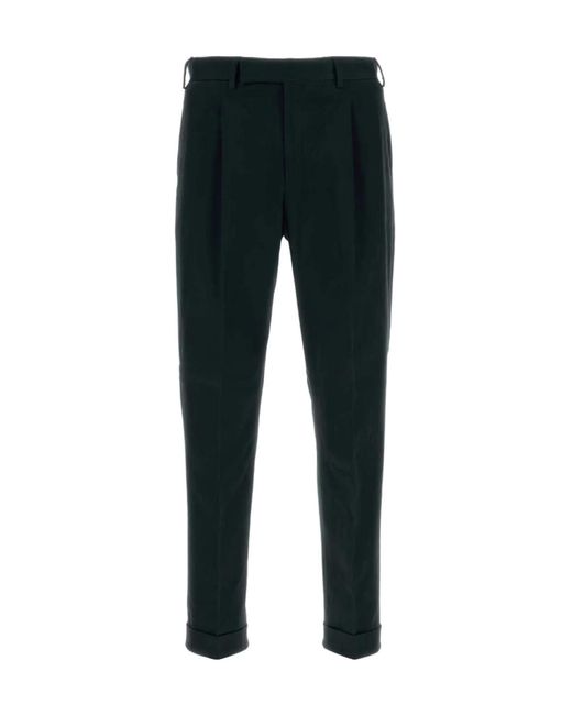 Pt Pantaloni Black Pt Torino Rebel Pleated Pants for men
