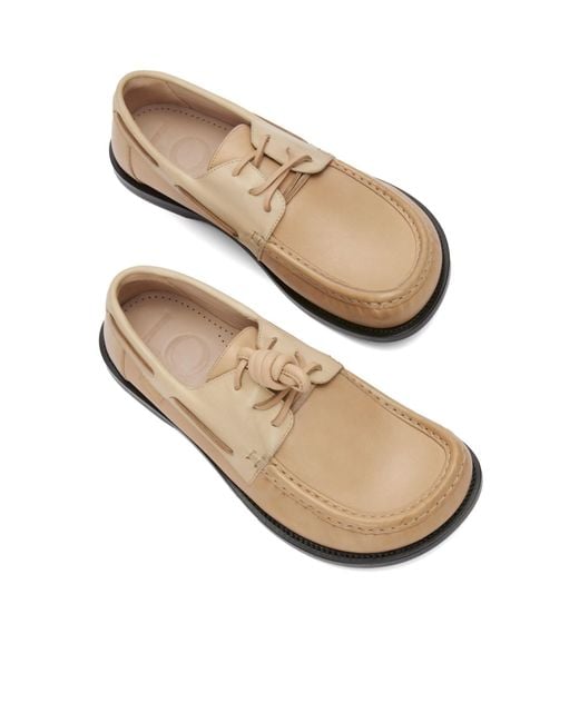 Loewe Natural Campo Boat Shoe for men