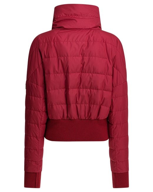 Moncler Red Moncler Rick Owens Cropped Down Jacket for men