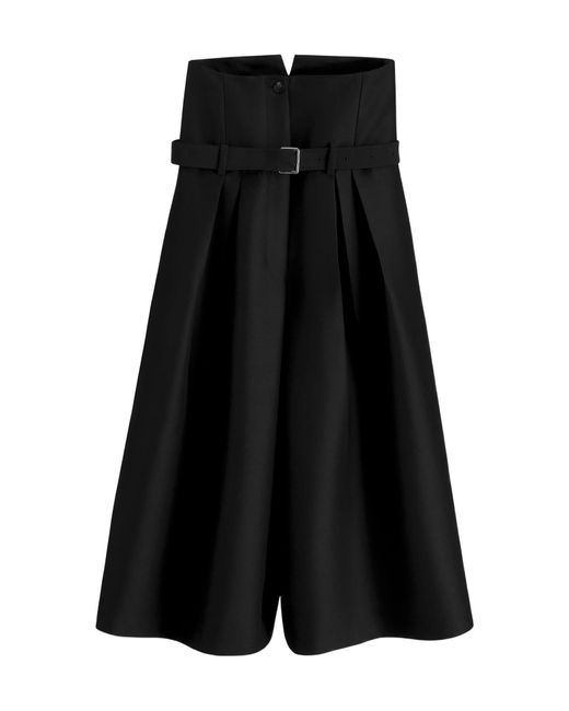 Dior Black Belted Cropped Pants