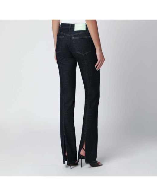 Haikure Blue Slit Jeans