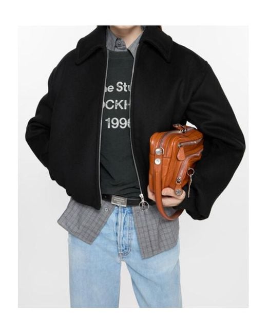 Acne Black Allegro Bomber Jacket