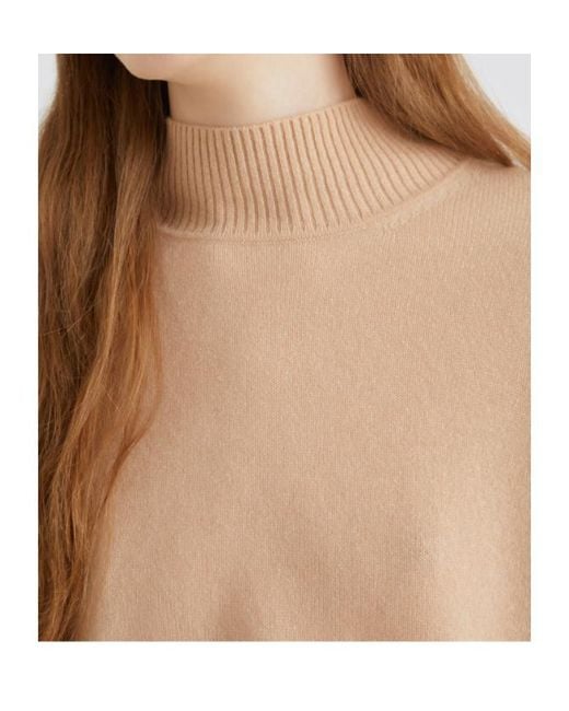 Marella Natural Cashmere High-Neck Sweater