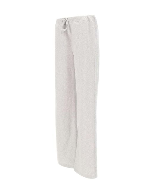 Entire studios White Drawstring Straight-Leg Pants