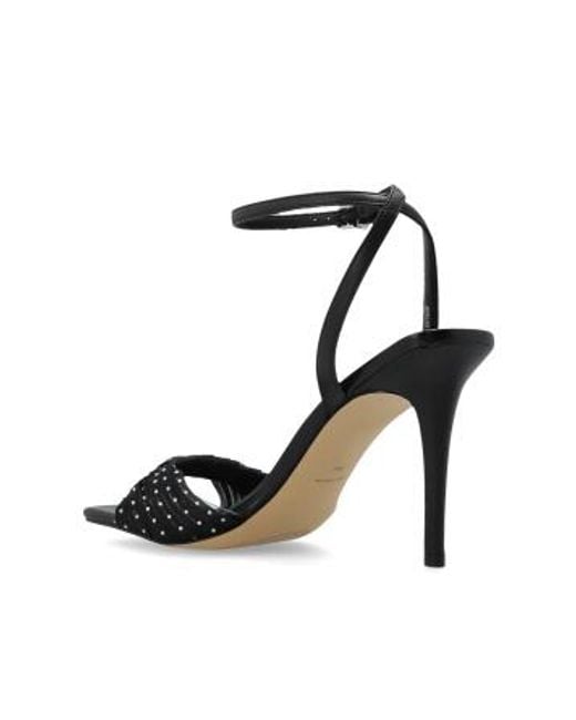 MICHAEL Michael Kors Black Square-Toe High-Heeled Sandals