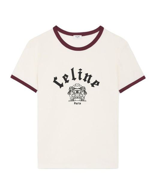 2024SS CELINE エディ期BLASON Tee サイズM Celine Blason Regular T-Shirt in White for Men | Lyst