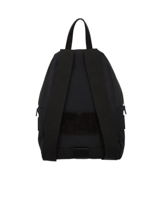 Moschino Black Cordura Medium Backpack