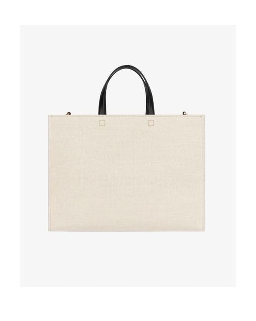 Givenchy Natural Logo Printed Tote Bag
