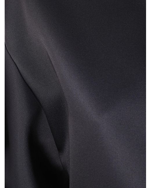 Twinset Blue Duchesse Cropped Jacket