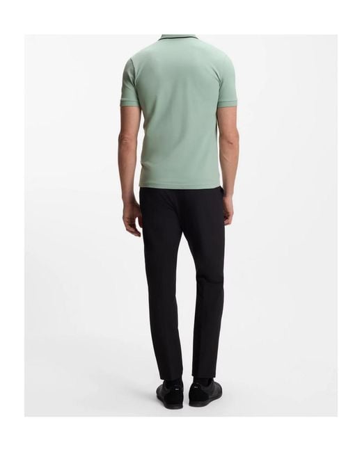 Boss Green Boss Zip Placket Polo Shirt for men
