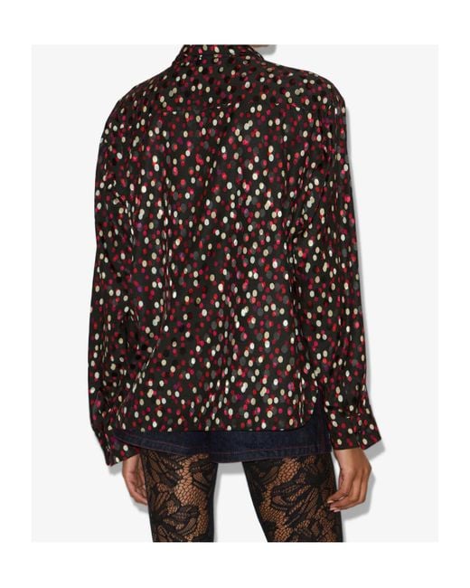 Isabel Marant Purple Top Emany Top