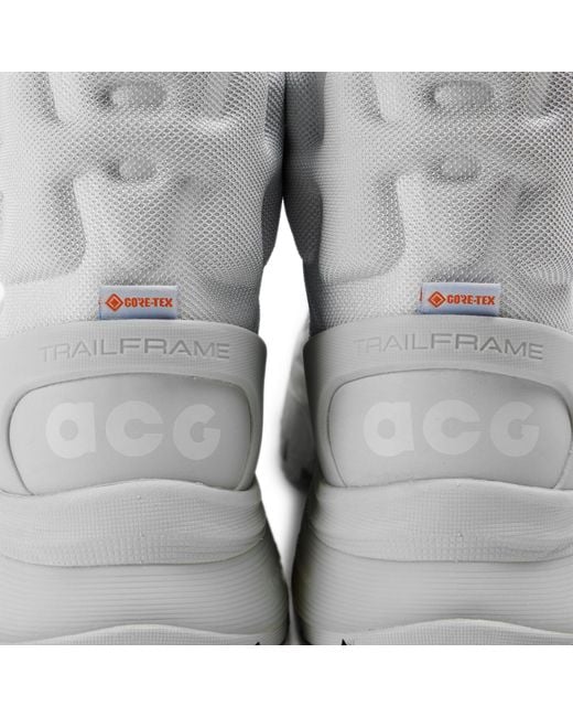 Nike Gray High-Top Casual Flat Shoes for men