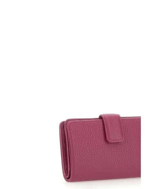 Gianni Chiarini Purple Dollaro Compact Wallet