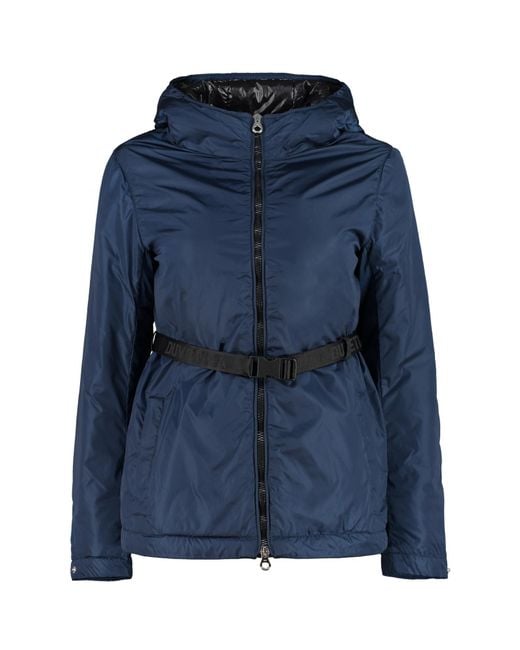 Duvetica Blue Long-Sleeved Down Jacket