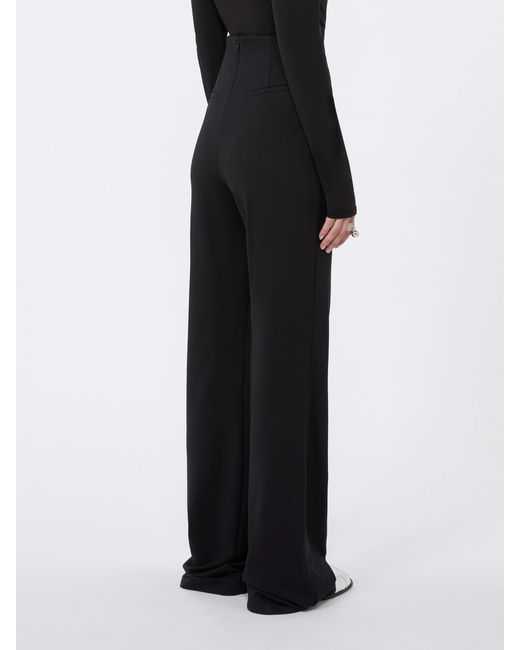 Sportmax Black Gettone Flared Pants