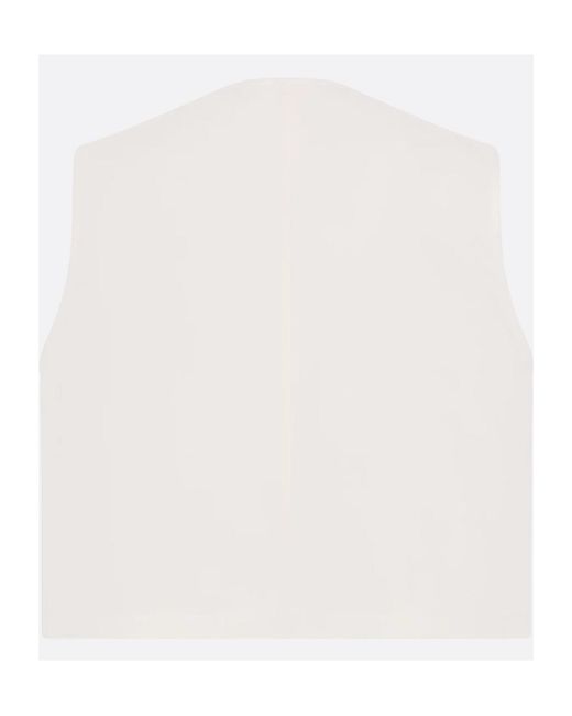 Dior White Sleeveless Vest