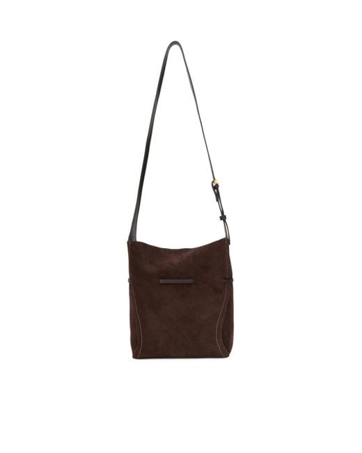 Gianni Chiarini Brown Single-Shoulder Bag With Adjustable Strap