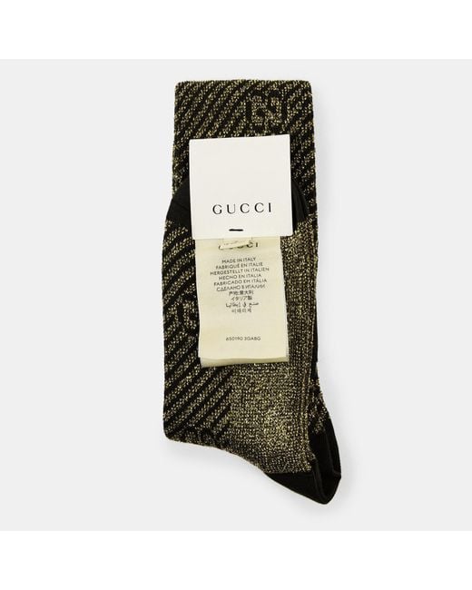 Gucci Black Versatile And Eye-Catching Socks