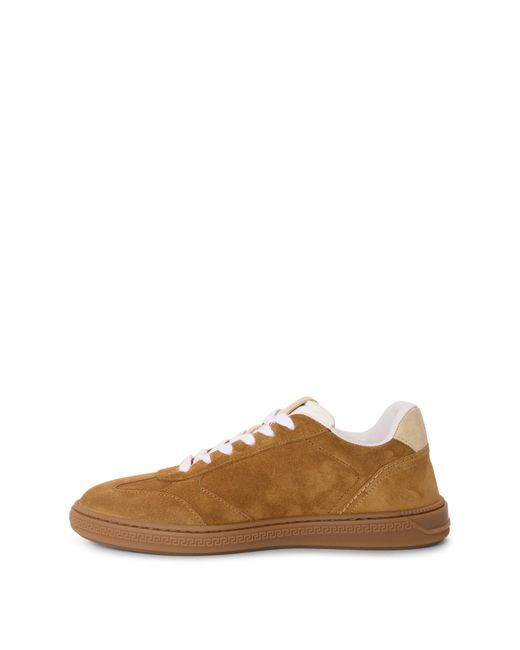 Versace Brown Simple Low-Top Shoes