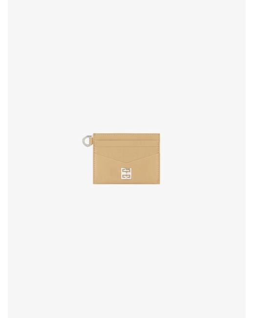 Givenchy Natural 4G Plaque Cardholder