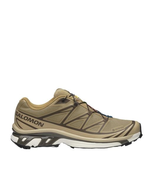 Salomon Lab Brown Salomon Xt-6 Gore-Tex Lace-Up Sneakers for men
