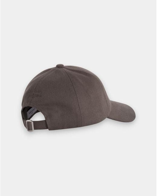 Maison Kitsuné Brown Maison Kitsuné Fox Patch Baseball Cap for men