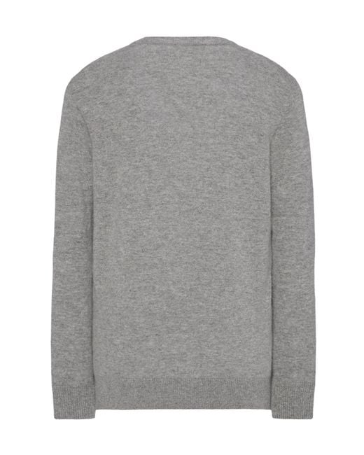 The Row Gray Long-Sleeved Sweater