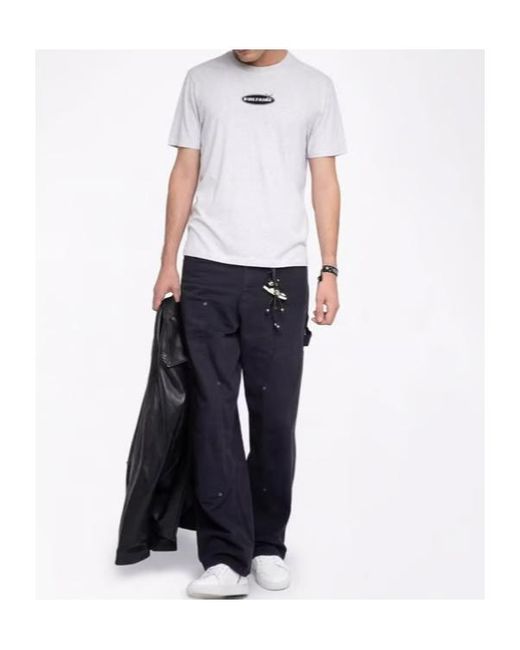 Zadig & Voltaire White Tommy T-Shirt for men