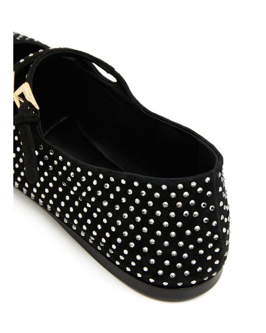 Prada Black Round Head Ballet Flats