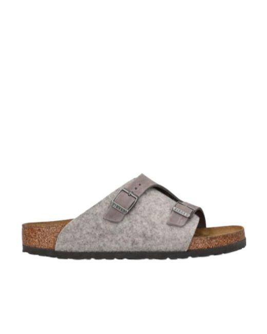 Birkenstock Brown Zurich Flat Bottom Flip-Flops