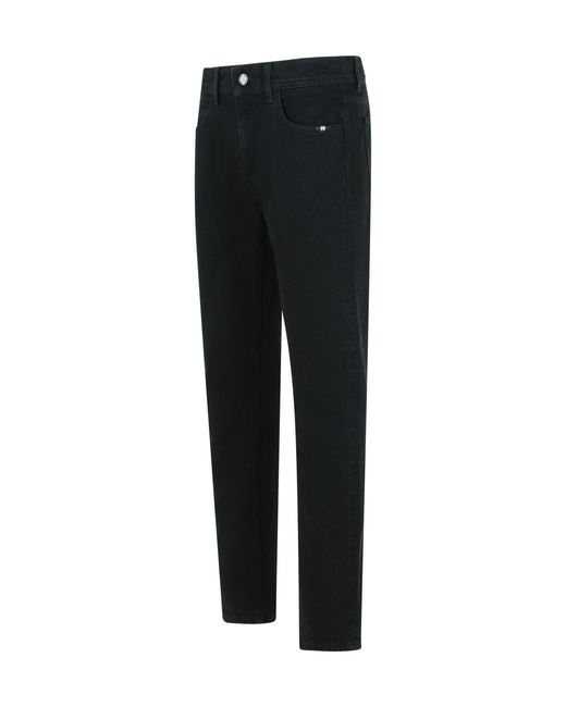 AMISH Black Classic Five-Pockets Jeans for men