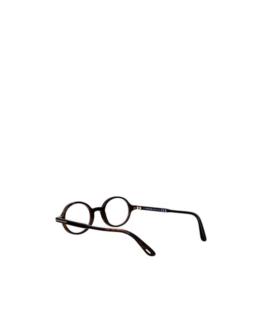 Tom Ford White Eyewear Round Frame Glasses for men