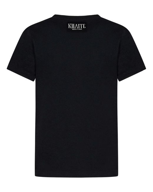 Khaite Black The Samson Crewneck T-Shirt