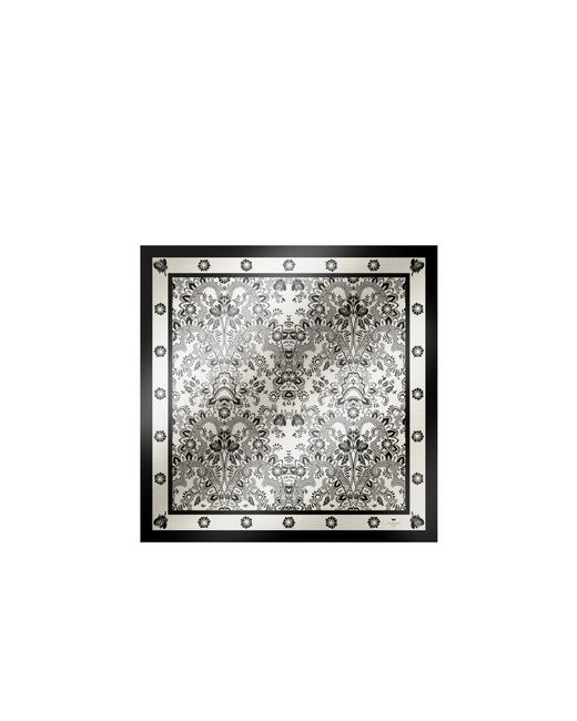 Weekend by Maxmara Black Printed Square Shawl