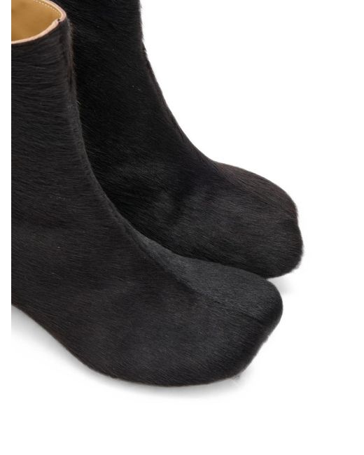 MM6 by Maison Margiela Black Block-Heel Ankle Boots