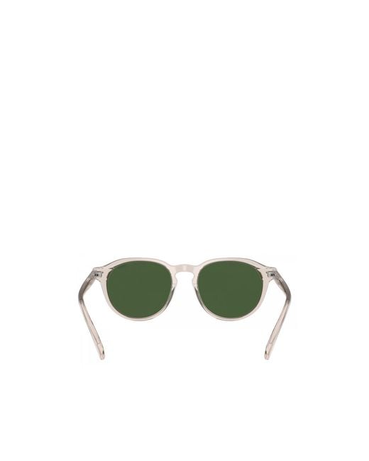 Polo Ralph Lauren Green Eyewear Round Frame Sunglasses for men